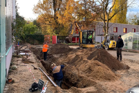 Zum Artikel "Baustelle auf dem Betriebshof"