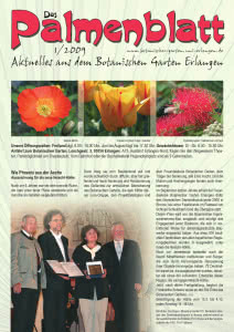 Titelseite Palmenblatt 1/2009
