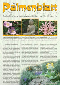 Titelseite Palmenblatt 1/2012