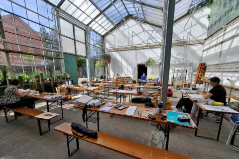 Zeichen Workshop mit Yasumin Lermer im Sommer 2025 in Erlangen